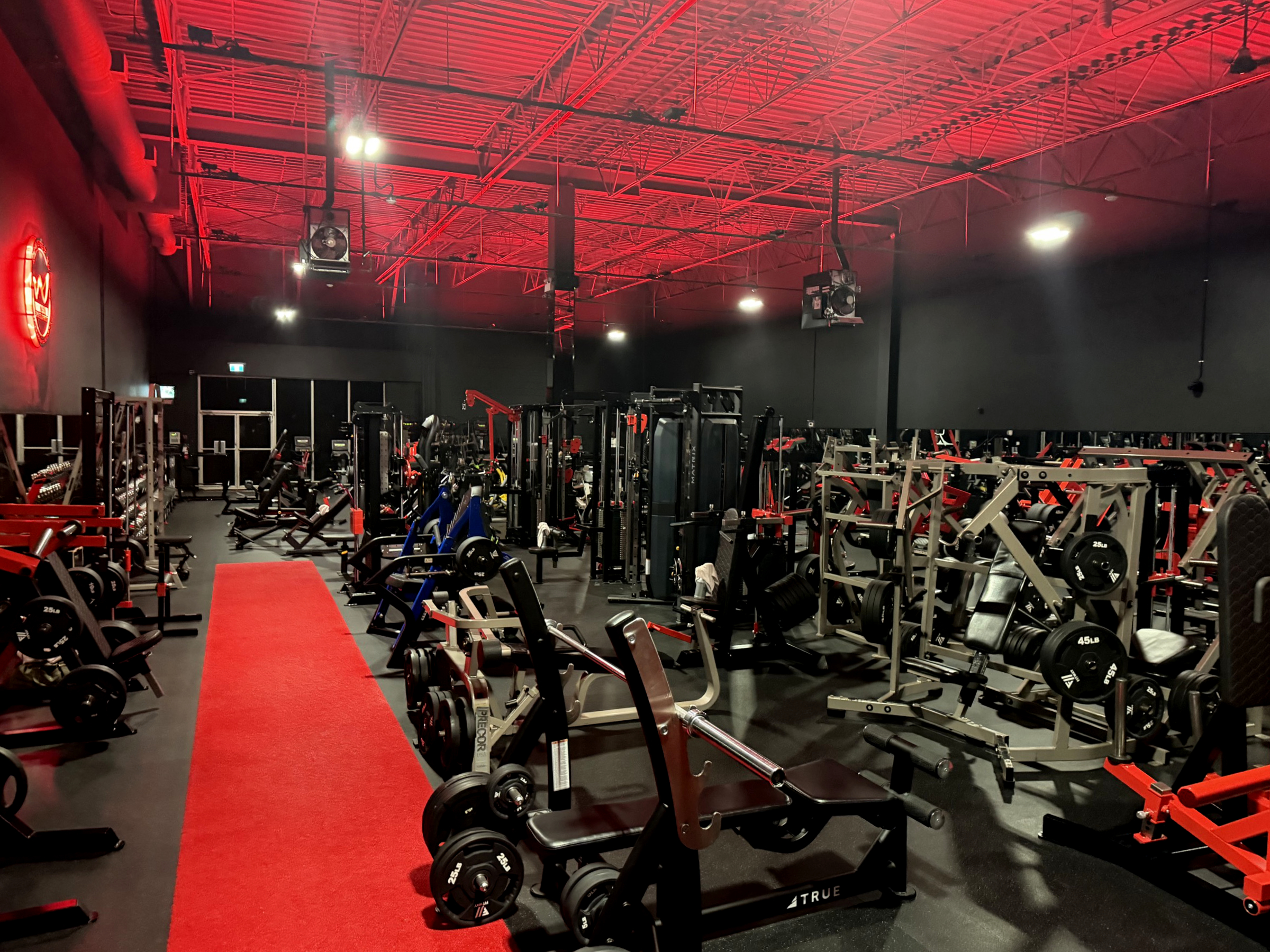The Next Level gym panoramic view